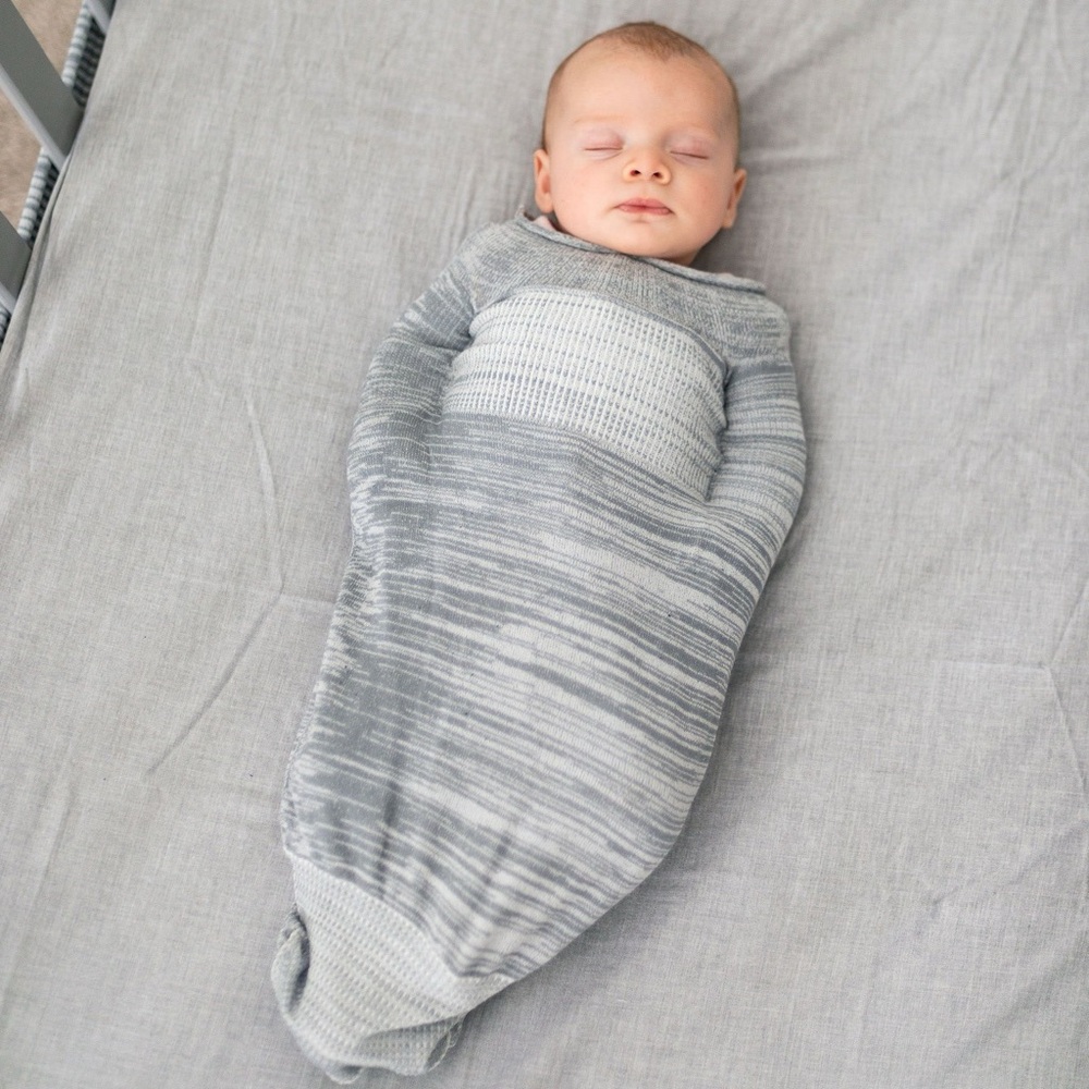 Swaddelini Grey Swaddle Sleep Sack